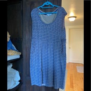 Boden scoop neck knit dress WITH POCKETS